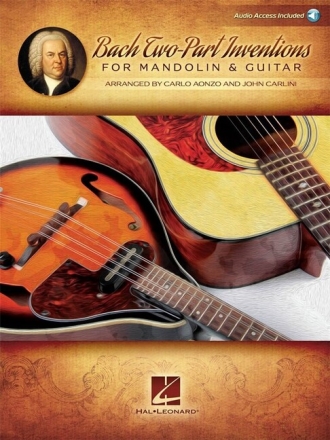 Two-Part Inventions (+Online-Audio) for mandolin and guitar