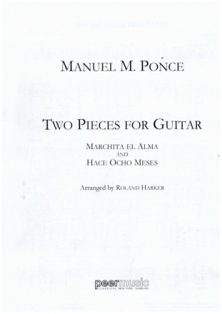Two pieces for guitar