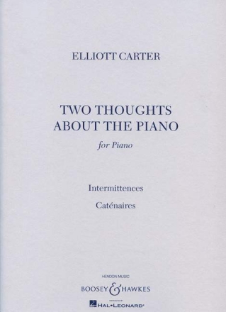 Two Thoughts about the Piano for piano