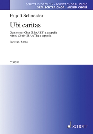 Ubi caritas f�r gem Chor a cappella Partitur