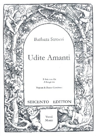 Udite Amanti f�r Sopran und Bc Partitur