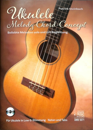 Ukulele-Melody-Chord-Concept f�r Ukulele in Low-G-Stimmung/Tabulatur