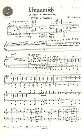 Ungarisch f�r Violine und Klavier
