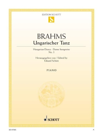 Ungarischer Tanz Nr.5 f�r Klavier