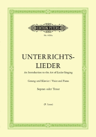 Unterrichtslieder f�r Gesang (hoch) und Klavier