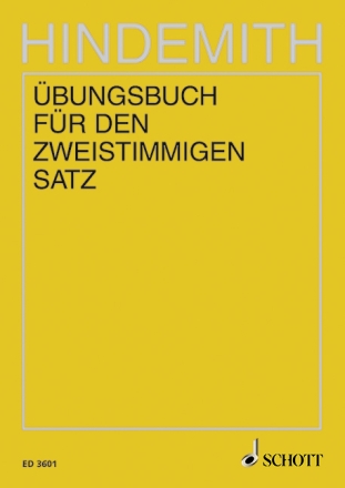 Unterweisung im Tonsatz Band 2 �bungsbuch f�r den zweistimmigen Satz