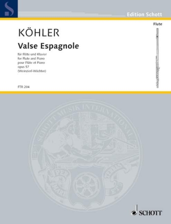 Valse espagnole op.57 f�r Fl�te und Klavier