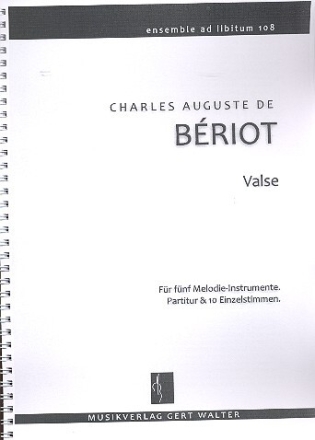 Valse f�r flexibles Ensemble Partitur und Stimmen
