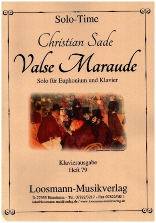 Valse Maraude f�r Euphonium und Klavier