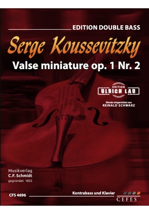 Valse miniature op.1 Nr.2 f�r Kontrabass und Klavier