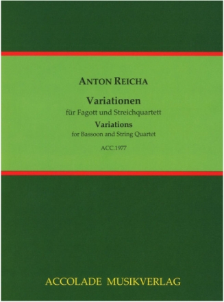 Variationen f�r Fagott und Streichquartett Partitur und Stimmen