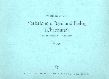 Variationen, Fuge und Epilog (Chaconne) �ber ein Thema von Telemann f�r Orgel