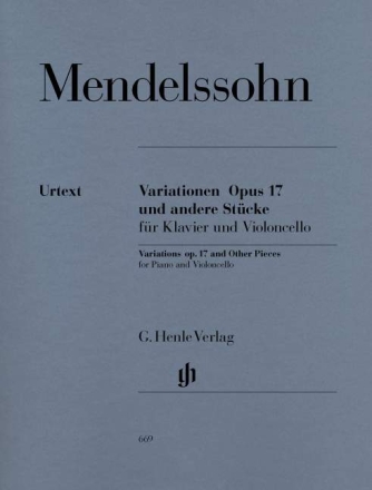 Variationen op.17 und andere St�cke f�r Klavier und Violoncello