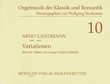Variationen �ber ein Thema von H�ndel f�r Orgel