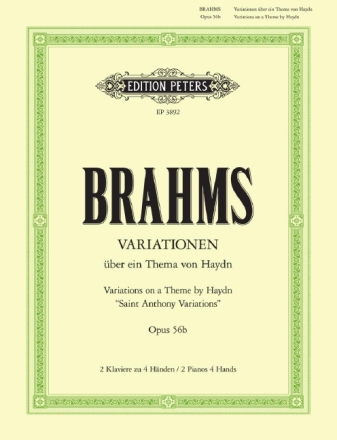 Variationen �ber ein Thema von Haydn op.65b f�r 2 Klaviere
