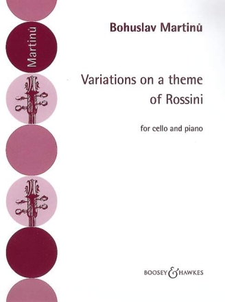 Variationen �ber ein Thema von Rossini f�r Violoncello und Klavier
