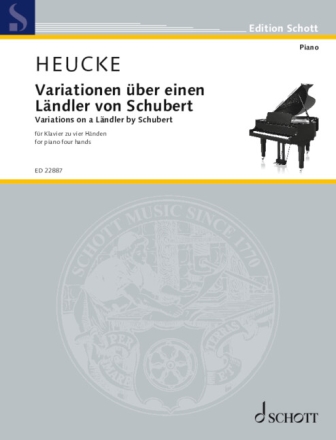 Variationen �ber einen L�ndler von Schubert op. 64 f�r Klavier zu 4 H�nden