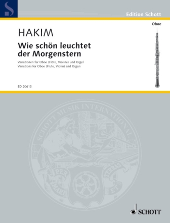 Variationen �ber Wie sch�n leuchtet der Morgenstern f�r Oboe (Violine/Fl�te) und Orgel