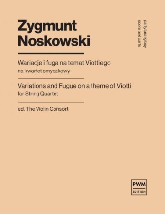 Variations and Fugue on a Theme of Viotti for string quartet SET