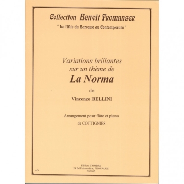 Variations brillantes sur un th�me de Norma pour flute et piano