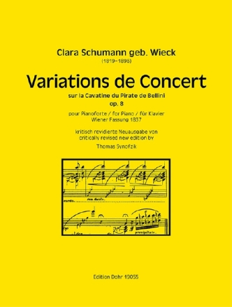 Variations de Concert op.8 f�r Klavier