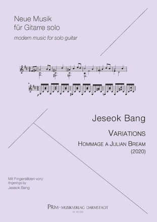 Variations - Hommage a Julian Bream (2020) f�r Gitarre solo