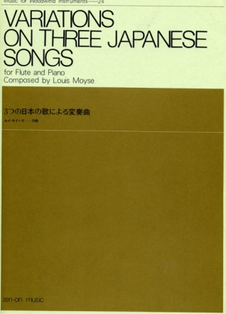 Variations on 3 Japanese Songs for flute and piano