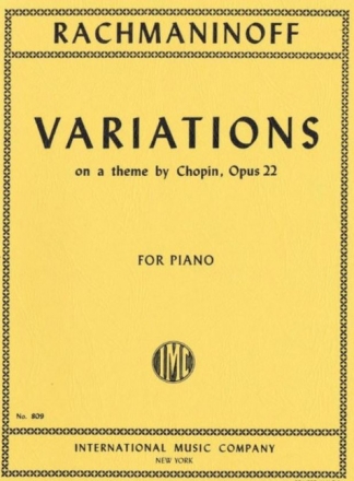 Variations on a Theme by Chopin op.22 for piano