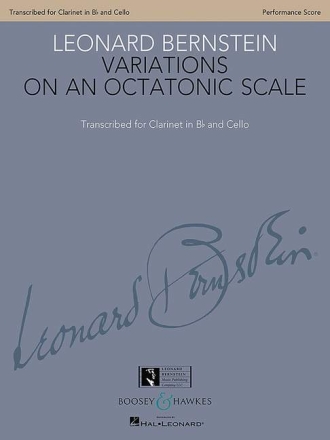 Variations on an Octatonic Scale for clarinet and cello performance score