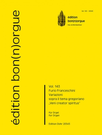 Variazioni sopra il tema gregoriano 'Veni creator spiritus' f�r Orgel