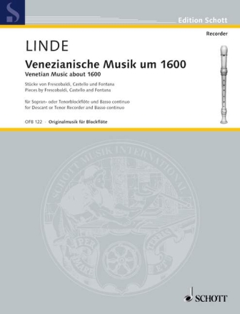 Venezianische Musik um 1600 f�r 2 Blockfl�ten (ST) und Klavier