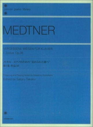 Vergessene Weisen 1. Zyklus op.38 f�r Klavier