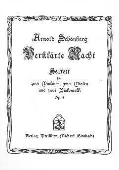 Verkl�rte Nacht op.4 f�r 2 Violinen, 2 Violen und 2 Violoncelli Partitur