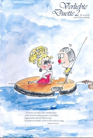 Verliebte Duette Band 2 f�r 2 Violoncelli (Violine und Violoncello) Spielpartitur Violoncelli und Violinstimme