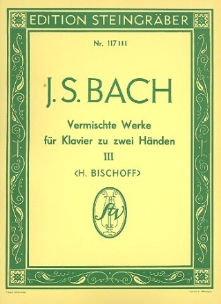 Vermischte Werke Band 3 f�r Klavier