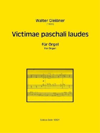 Victimae paschali laudes f�r Orgel