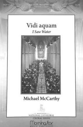 Vidi aquam - I saw Water for mixed chorus divisi a cappella SCORE (LA/EN)