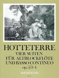 Vier Suiten op.5 Band 2 (Nr.3-4) f�r Altblockfl�te und Bc
