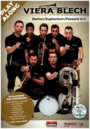 Viera Blech - Play along (+CD) f�r Bariton/Euphonium/Posaune in C