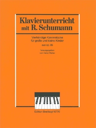 Vierh�ndige Klavierst�cke f�r gro�e und kleine Kinder aus op.85 f�r Klavier
