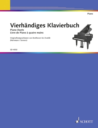 Vierh�ndiges Klavierbuch f�r Klavier vierh�ndig