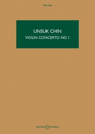 Violin Concerto No.1 for violin and orchestra study score