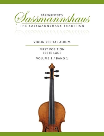 Violin Recital Album Band 1 f�r 1-2 Violinen und Klavier Stimmen