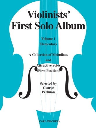 Violinist's first Solo Album A collection of melodious and attractive solos (1. position) with piano