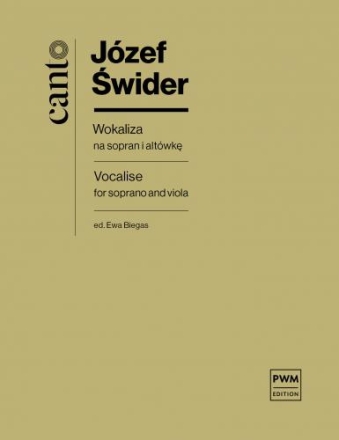 Vocalise for soprano and viola 2 scores
