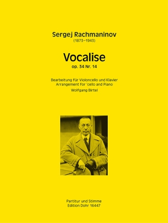 Vocalise op.34,14 f�r Violoncello und Klavier