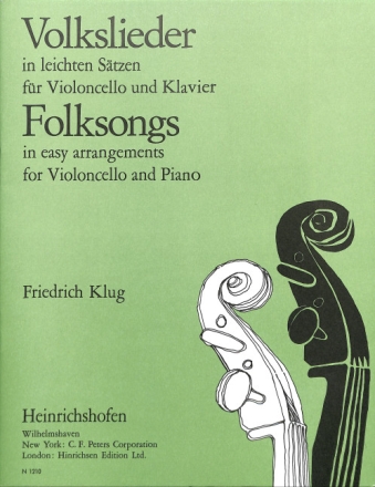 Volkslieder in leichten S�tzen f�r Violoncello und Klavier