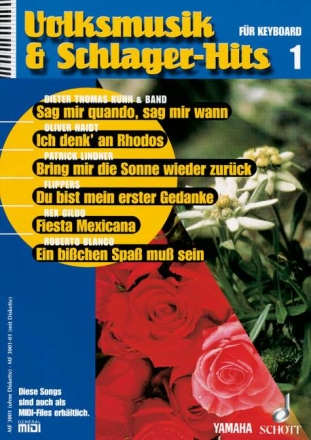 Volksmusik & Schlager-Hits 1 Band 1 f�r Keyboard
