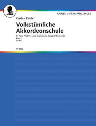 Volkst�mliche Akkordeon-Schule Band 2 f�r Akkordeon
