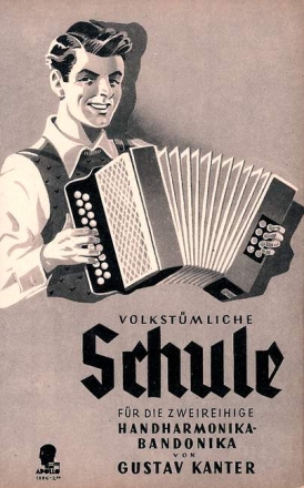 Volkst�mliche Schule f�r zweireihige Handharmonika ohne Hilfs- und Gleichton Wiener-deutsche Art